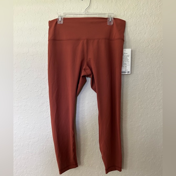 lululemon athletica Pants - Lululemon Wunder Train HR Rust Leggings High-Waisted Stretchy, 25”